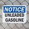 Signmission Unleaded Gasoline OSHA Notice Sign, Plastic, 10in W x 7in L, 2PK OS-2PACK-NS-P-710-L-18775 - alternate 3